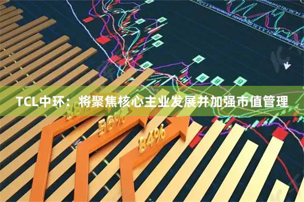 TCL中环：将聚焦核心主业发展并加强市值管理